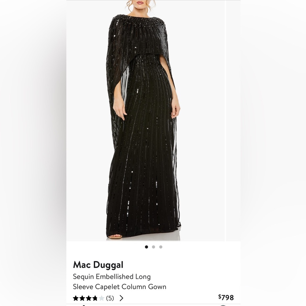 beautiful dress worn ONCE. Still in stores new style